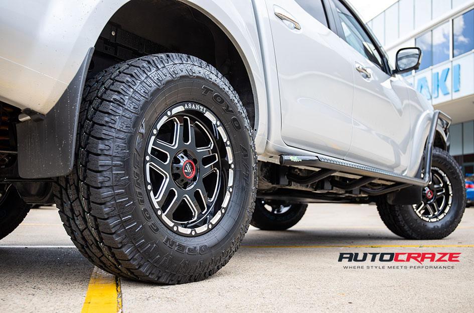 NISSAN NAVARA AB809 GLOSS BLACK MILLED